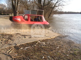 Hovercraft test flight