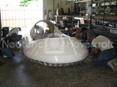 Bonding hovercraft body and hull