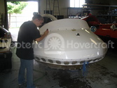 Picture hovercraft headlight installation