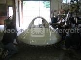 Hovercraft construction image Hull-Body Bonding