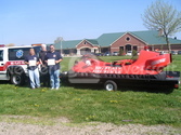 Big Flats Fire Department, Big Flats, New York USA Hovercraft flight training photo