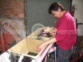 Hovercraft seat construction