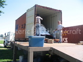 Shipping hovercraft