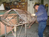 Hovercraft fan guard construction
