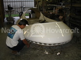 Hovercraft image Hull and body bonding
