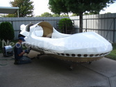 Hovercraft Hull-body Assembly Finishing