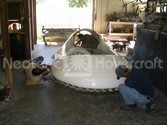 Bonding hovercraft hull and body