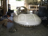 Bonding hovercraft body and hull