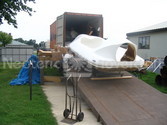 Shipping hovercraft
