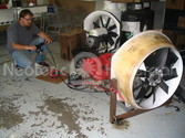 Testing Hovercraft engine