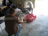 Hovercraft engine testing