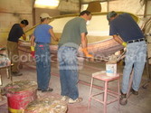 Building hovercraft body