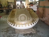 Building hovercraft body and hull