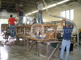 Building hovercraft hull