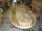 Hovercraft hull-body bonding