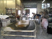 Building hovercraft hull