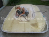 Sanding Hovercraft hull