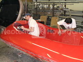 Finishing Hovercraft body