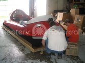 Crating hovercraft for shipping by air