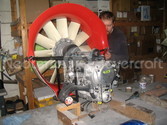 6 passenger hovercraft thrust bell installation
