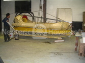 Hovercraft Body Mold Removal 