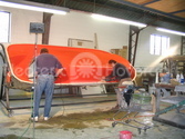 Hovercraft Body Mold Buffing