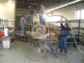 Hovercraft Hull Foaming
