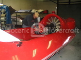 Rescue hovercraft assembly