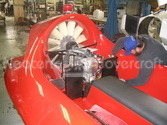 Hovercraft engine cooling system