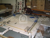 Hovercraft photo -  fiberglassing