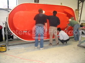 Hovercraft Body Mold Preparation