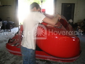 Hovercraft Reverse Thrust System