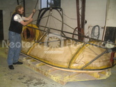Hovercraft Body Mold Separation
