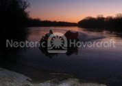Testing rescue hovercraft