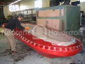 Hovercraft Hull-body bonding