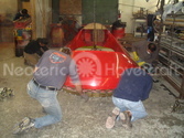 Hovercraft Hull-body bonding