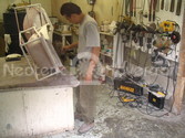 Building Hovercraft thrust bucket