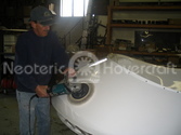 Photo Hovercraft Body Buffing
