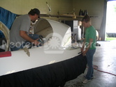 Installing Hovercraft skirt