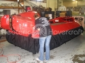 Photo Installing Hovercraft Reverse thrust bucket