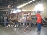 Foaming hovercraft hull