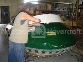 Hovercraft Windscreen installation