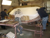 Picture Building hovercraft