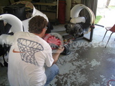 Photo Hovercraft machinery module testing