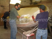 Hovercraft construction photo