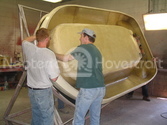 Hovercraft building 