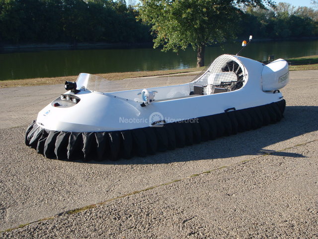 Testing Hovercraft photo Wabash River