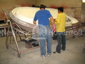 Hovercraft image Fiberglassing