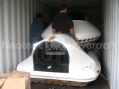 Partially assembled Hovercraft kits