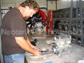Salt water operation Hovercraft engine